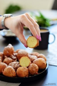 Paczuszki serowe z bananowym nadzieniem, paczuszki w 5 minut, paczki ekspresowe, paczki bez drozdzy, tlusty czwartek, karnawal, przepis na paczki