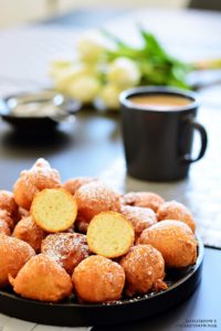 Paczuszki serowe z bananowym nadzieniem, paczuszki w 5 minut, paczki ekspresowe, paczki bez drozdzy, tlusty czwartek, karnawal, przepis na paczki