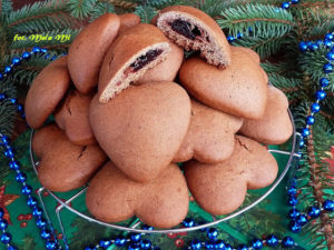 Pierniczki z marmoladą - jak alpejskie, pierniczki nadziewane