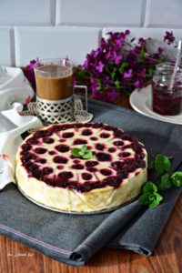 Sernik z wiśniami i pieprzem