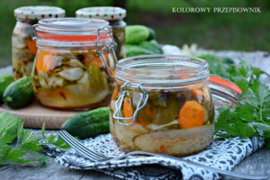 Ogórki kanapkowe słodko-kwaśne