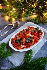 Śledzie z papryką w pomidorowym sosie, śledzie na wigilię, śledzie na boże narodzenie