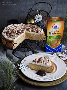 Sernik Cappuccino z pianką, sernik kawowy
