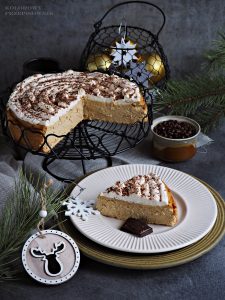 Sernik Cappuccino z pianką, sernik kawowy