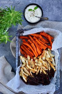 Frytki warzywne, frytki z marchewki, frytki z selera, frytki z buraka, FIT, Kolorowy Przepisownik