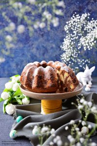 Babka marmurkowa majonezowa, babka wielkanocna, babka majonezowa, babka biało-brązowa - Kolorowy Przepisownik