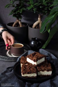 Sernik z kruszonka i wisniami, sernik z kruszonka, sernik krolewski, sernik pieczony, boze narodzenie - Kolorowy Przepisownik