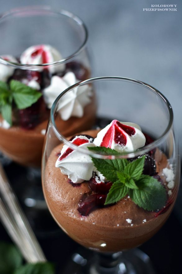 Mus czekoladowy z aquafaby weganski, mus weganski, deser z aquafaby - Kolorowy Przepisownik, sprawdzone przepisy