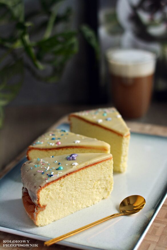 Sernik z mlekiem skondensowanym, sernik z mlekiem zageszczonym - Kolorowy Przepisownik, sprawdzone przepisy